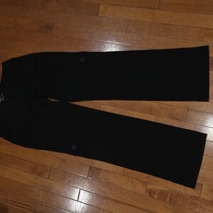 Yank American Black Wide-Leg Cargo Pants